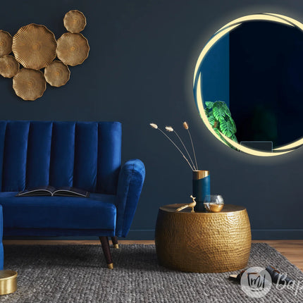 Wind Round LED Mirror