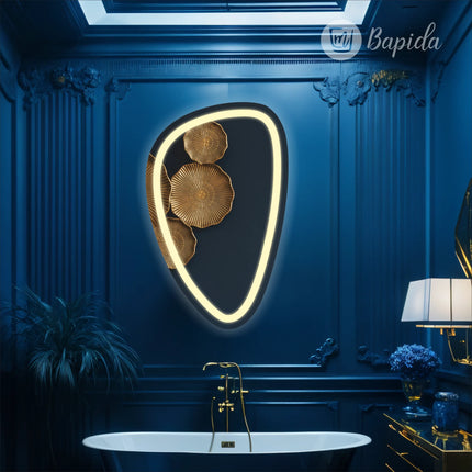 Basin Irregular LED Mirror