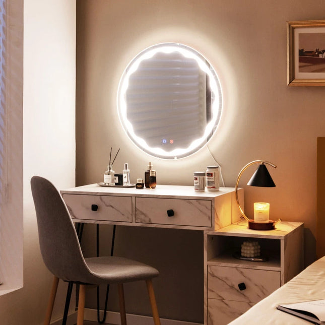 Alcott Round LED Mirror 5