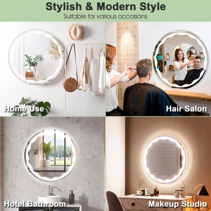 Alcott Round LED Mirror 7