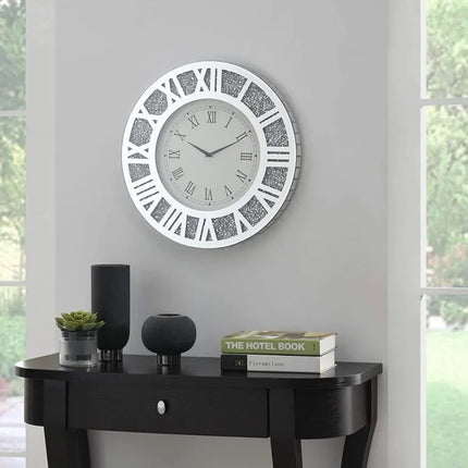 Alfi Round Crystal Diamond Clock