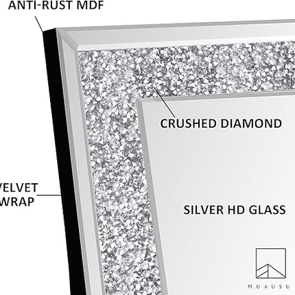 Alvy Standing Floor Rectangle Crystal LED Mirror