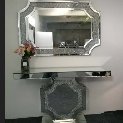 Amelia Crystal Rectangle Shape Mirror 4