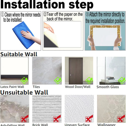 Ansley Rectangle Gold Crystal Mirror 5