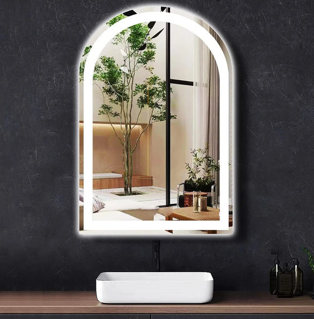 Arch Framless LED Mirror