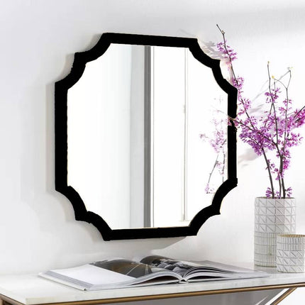 Armstead Asymmetrical Wood Wall Mirror