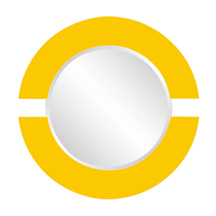 Bapida Agthe Black Wood Wall Mirror