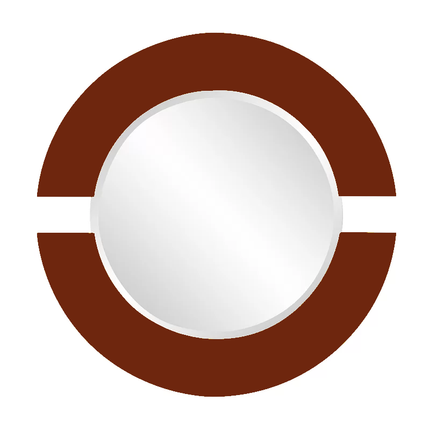 Bapida Agthe Black Wood Wall Mirror