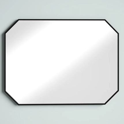 Bouchard Octagon Wood Wall Mirror