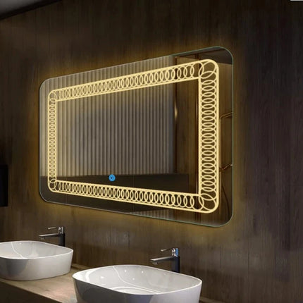 Cadence Rectangle LED Mirror 2