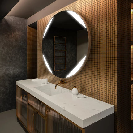 Capshaw Round LED Mirror 2