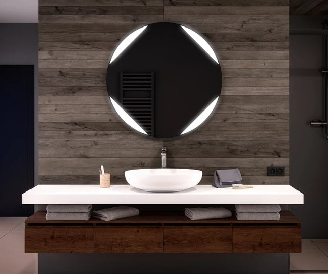 Capshaw Round LED Mirror