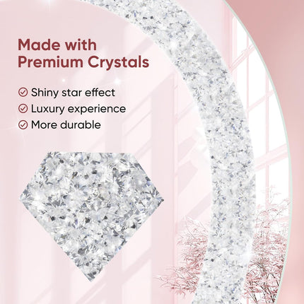 Casmer Crystal Heart LED Mirror 3