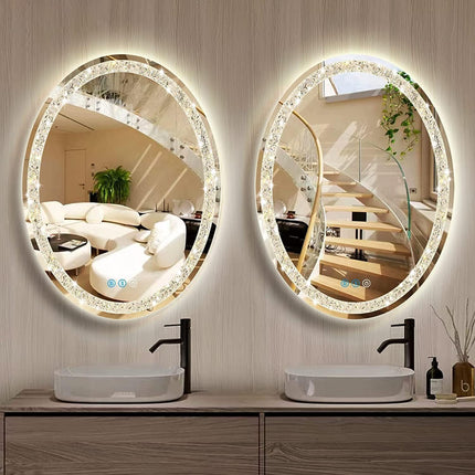 Casmer Crystal Oval LED Mirror 5