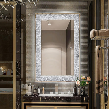 Casmer Crystal Rectangle LED Mirror 5
