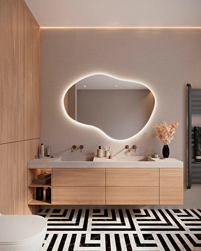 Colton Irregular LED Mirror 2