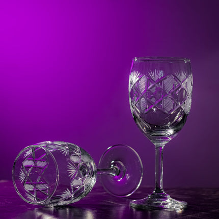 Crystal Design Wine Glass 5
