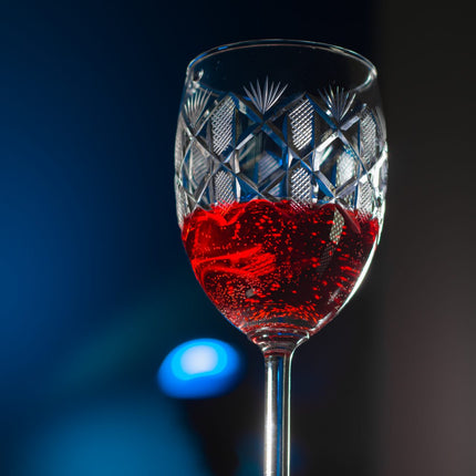 Crystal Design Wine Glass 6