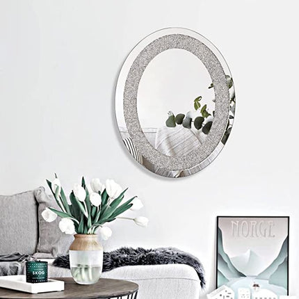 Crystal Oval Mirror 1