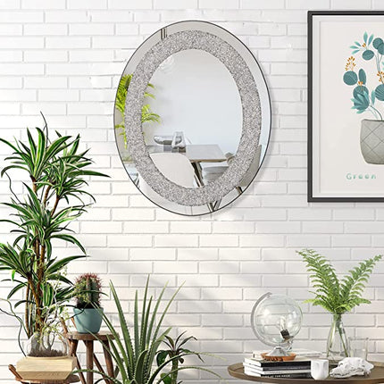 Crystal Oval Mirror 3
