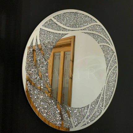 Crystal Wall Venetian Round Mirror 3