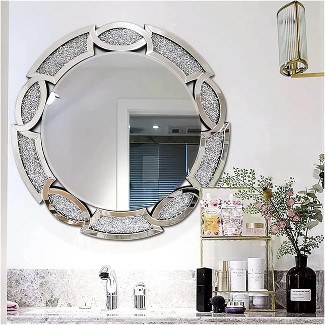 Denahi Round Crystal Mirror 3