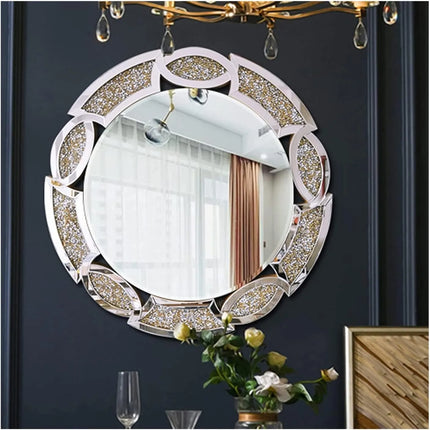 Denahi Round Crystal Mirror 4