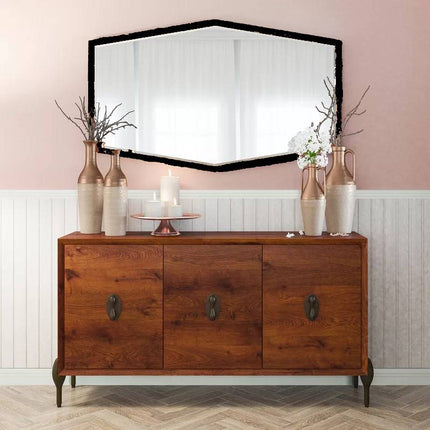 Ember Hexagon Wall Mirror