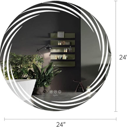 Erio Round LED Mirror 7