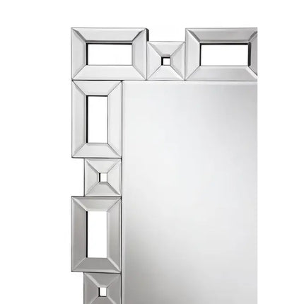 Ernesta Floor length Standing Rectangle Design Mirror (1)