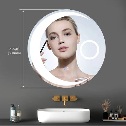 Franciska Round LED Wall Mirror 3
