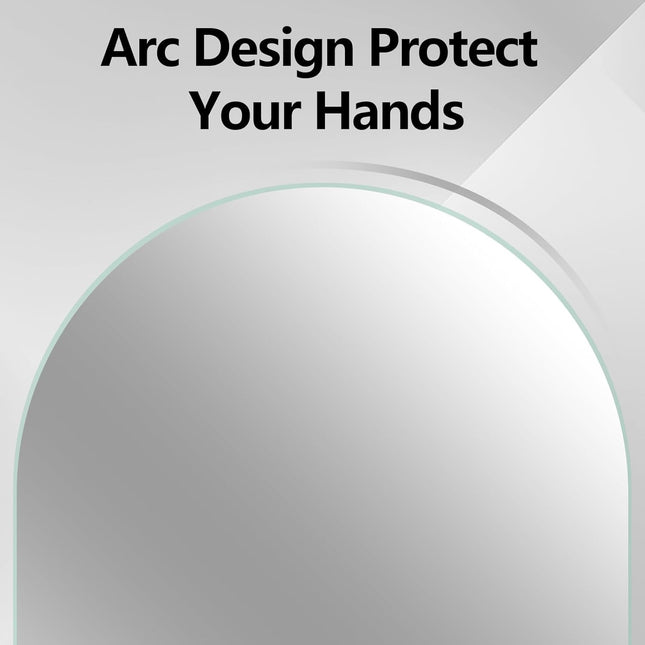 Glenis Frameless Capsule Bevel Mirror 2