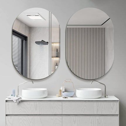 Glenis Frameless Capsule Bevel Mirror 3