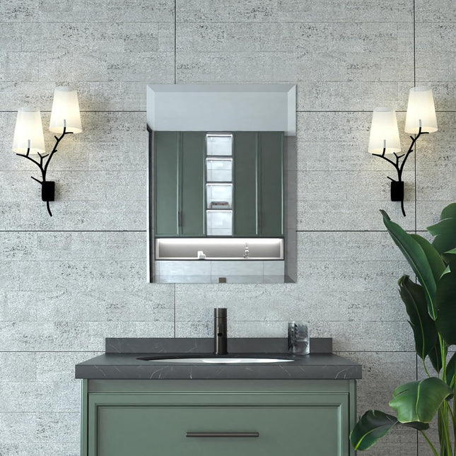 Glenis Frameless Rectangle Bevel Mirror