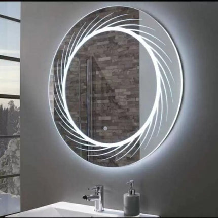 Haskin Round LED Mirror 3