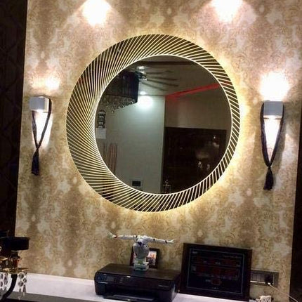 Haskin Round LED Mirror