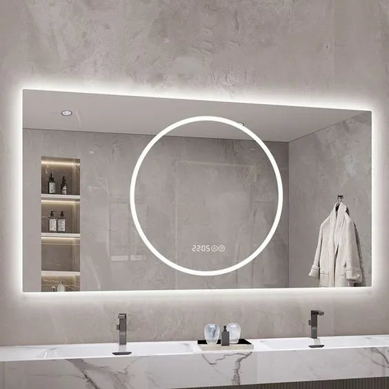 Holton Rectangle LED Mirror with 3 LED Lights