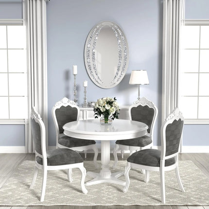 Javell Oval Crystal Mirror