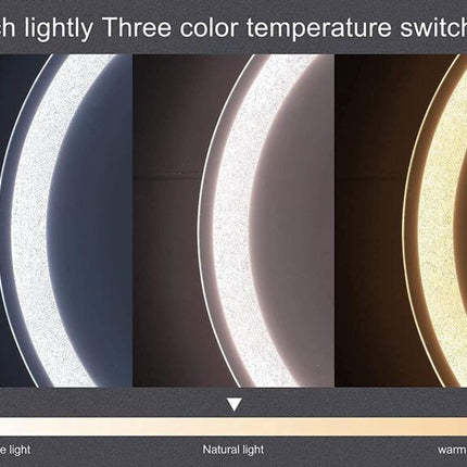 Keuna Metal Framed Round LED Mirror 2