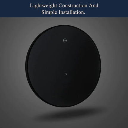Keuna Metal Framed Round LED Mirror 5