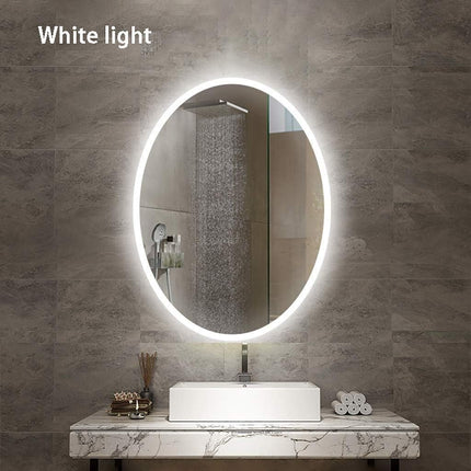Kolby Frosted Edge Oval LED Mirror 3