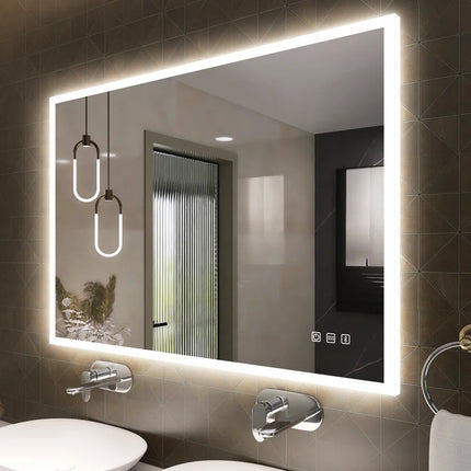 Kolby Frosted Edge Rectangle LED Mirror 4