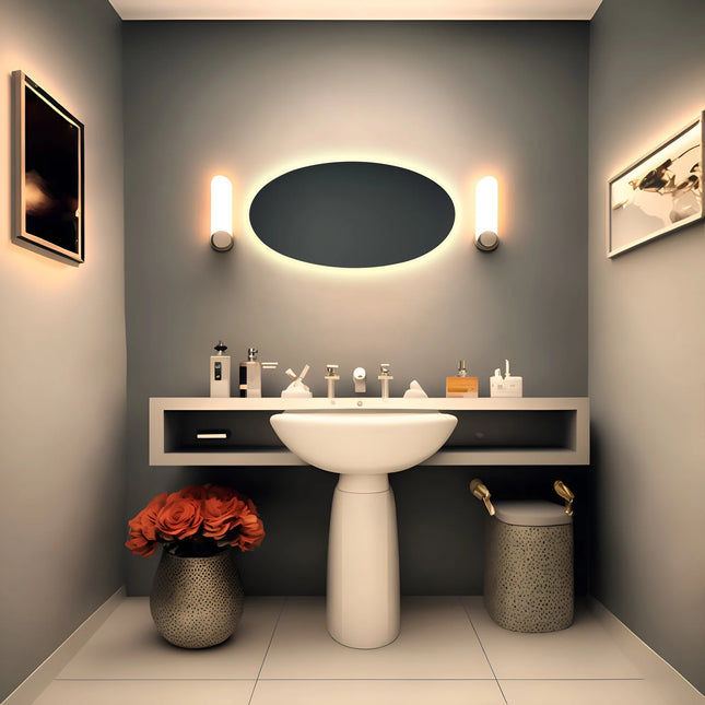 Kolomon Large Oval Backlit LED Mirror 6