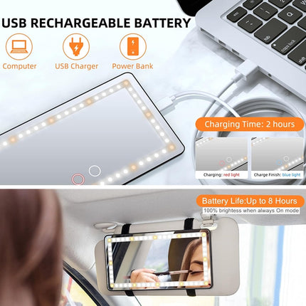 LED Vanity Mirror for Car Interior 4