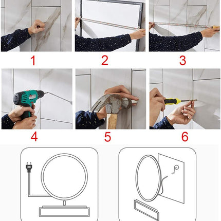 Liana Rectangle LED Mirror 4