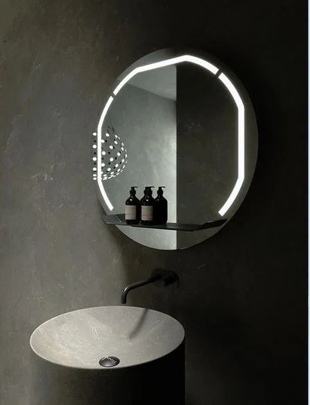 Mirage Round LED Mirror with 3 Lights 2