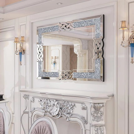 Mirta Rectangle Crystal Mirror