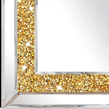 Noreen Crystal Diamond Rectangle Mirror