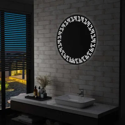 Oakleaf Round LED Mirror 2
