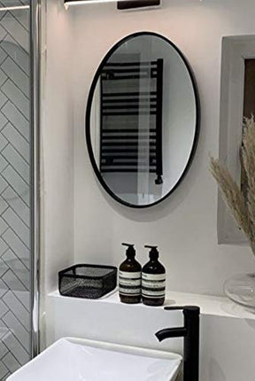 Oval Wood Mirror 1